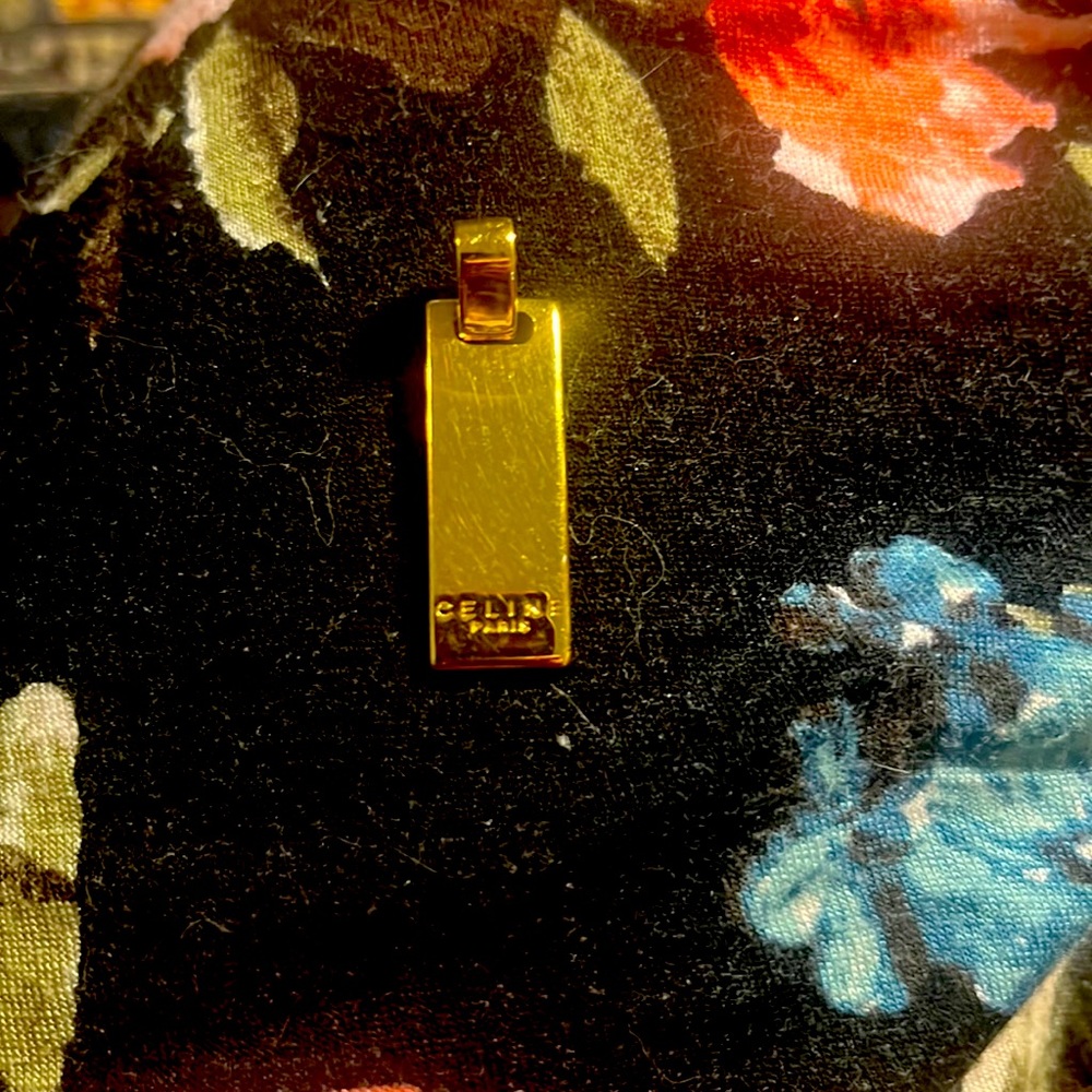 Authentic Celine Zipper pull, can be used as bag charm or necklace charm 💛